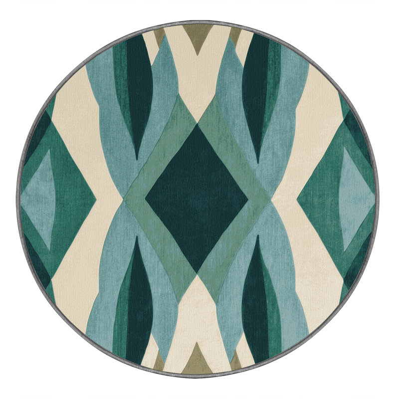 Radiant Eclipse Rug, Round 6'