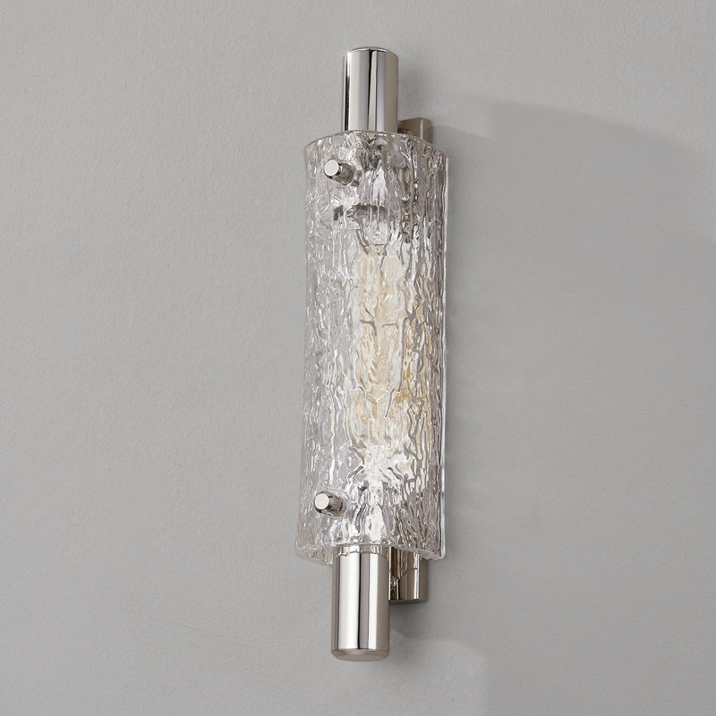 HARWICH 1 LIGHT WALL SCONCE, Polished Nickel