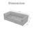 56.5" W Oversized Dog Sofa-123034649