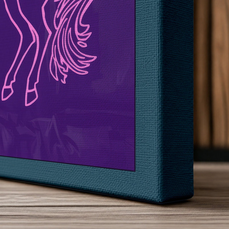 Print, 24x16 - 61.0 x 40.6 cm, Teal Border