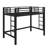 Elevated Loft Bed Featuring Simple-Climb Ladder And Protective Railings-1547812941
