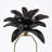 Palm Tree Metal Base Table Lamp