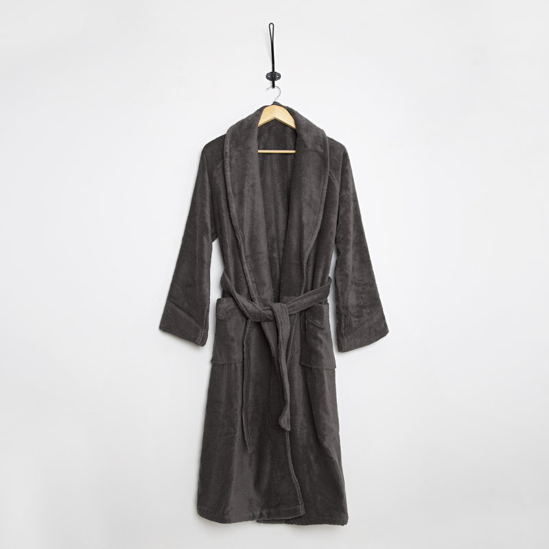Peignoir de la collection Shally, L, Gris foncé