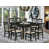 9 pièces: 1 table, 8 chaises sélectionné