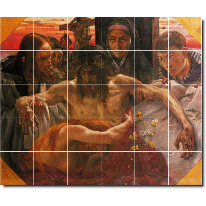 Carreau de peinture murale 48 po x 40 po 8 po x 8 po, Historique