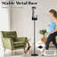 Lampe sur pied horizontale sans soudure à feuilles caduques, forêt, cerf, à intensité variable, lampe sur pied moderne avec télécommande, interrupteur au pied, abat-jour, abat-jour haut, lampe de coin pour le salon, la chambre et le bureau
