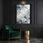 Aquarelle, art floral sur toile beige-922721514