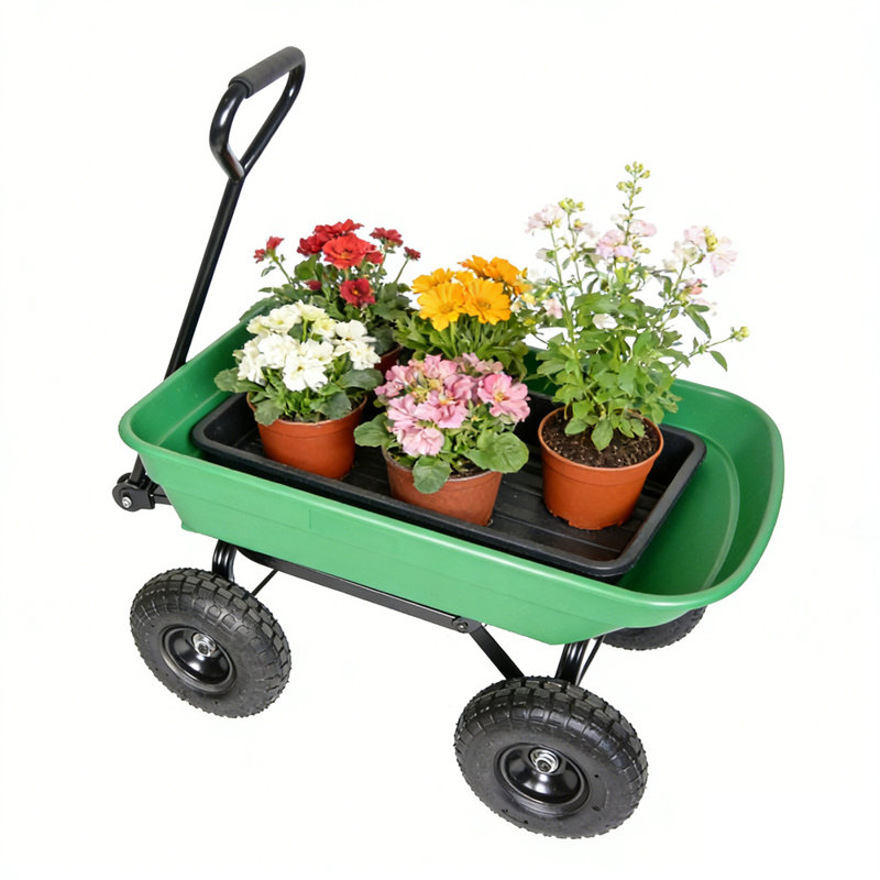 Chariot de jardin inclinable 55L