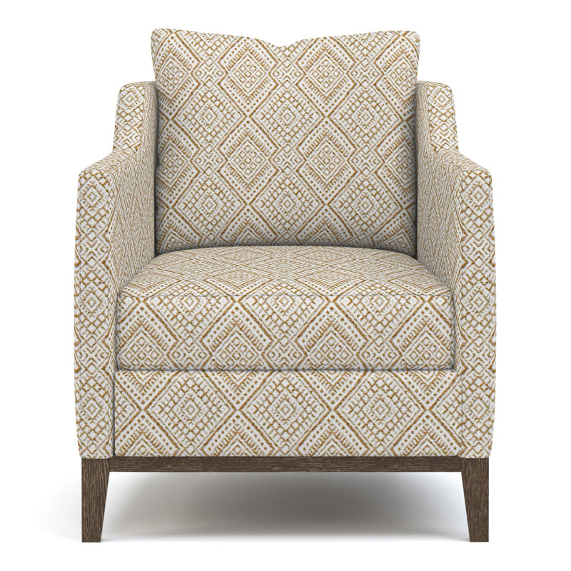 Fauteuil club Maidstone, Perigold ‑ chameau, Piètement