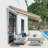 Outsunny 8' X 7' Patio Retractable Awning, Manual Exterior Sun Shade Deck Window Cover