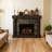 45" Electric Fireplace With Mantel