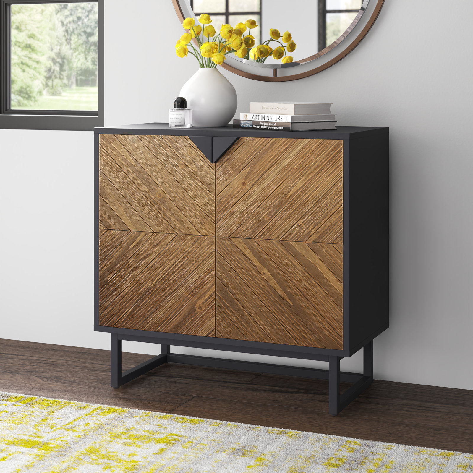 Nathan James Enloe Steel Door Accent Cabinet Reviews
