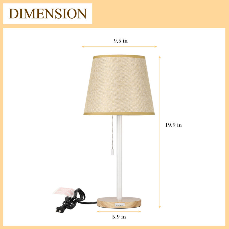 Wood Table Lamp