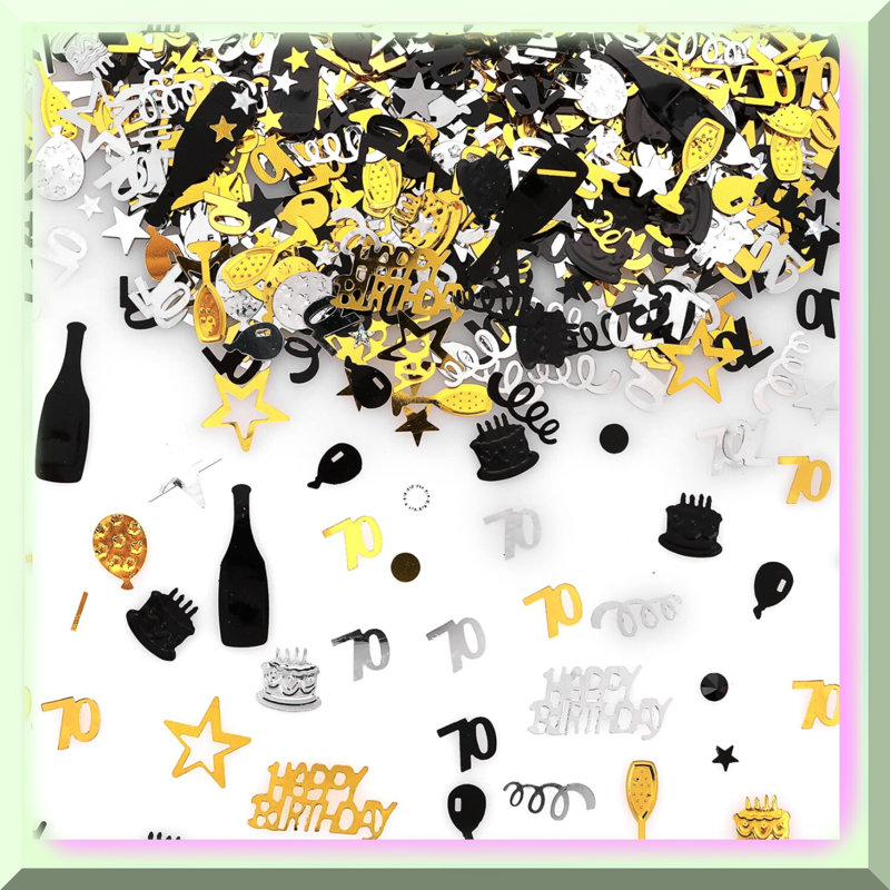 Tropical Glitter Circle Dots Banner Set