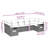 Vidaxl Garden Sofa Set Brown, Cream White