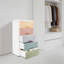 Meuble de rangement en plastique avec 5 tiroirs
