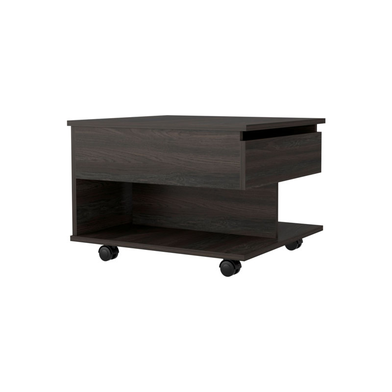 Table basse 30 "en bois massif brun