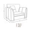 Bablu 134 Wide Tufted Armchair-156158014