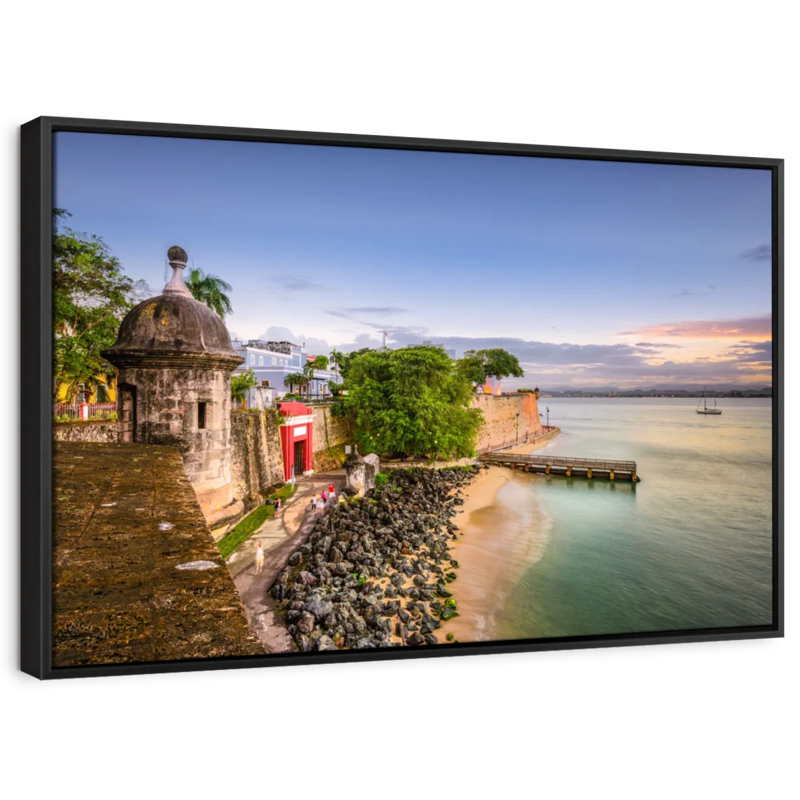 Places "Coast Of San Juan", reproduction sur toile, H 9 po x l 13 po