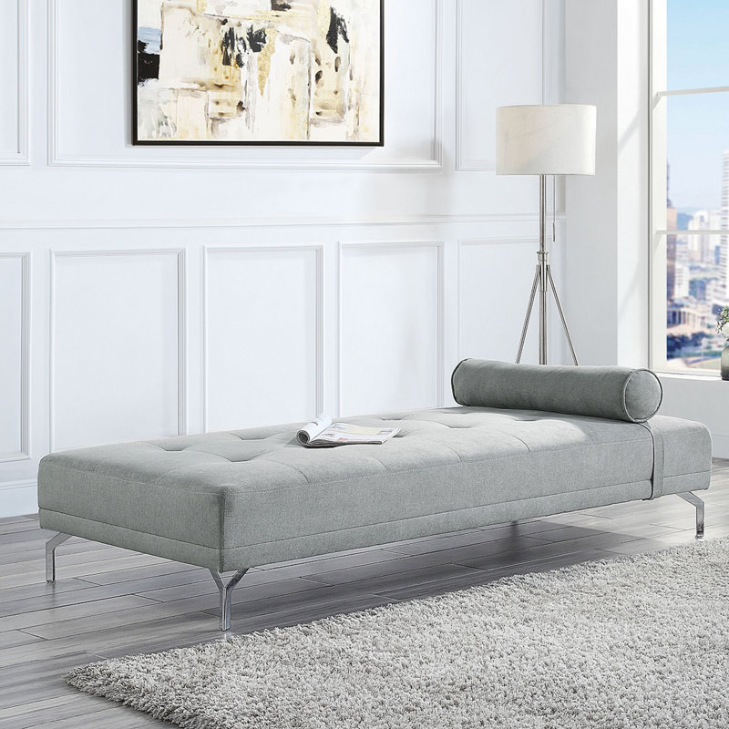 Canapé-lit en velours avec coussin Melange