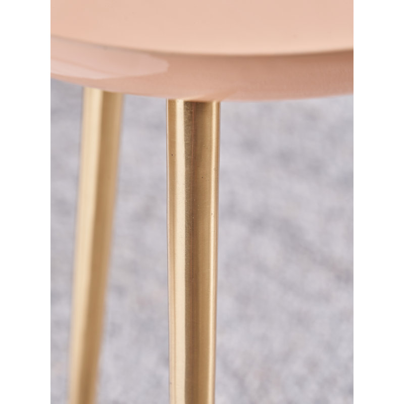Seline End Table, Apricot