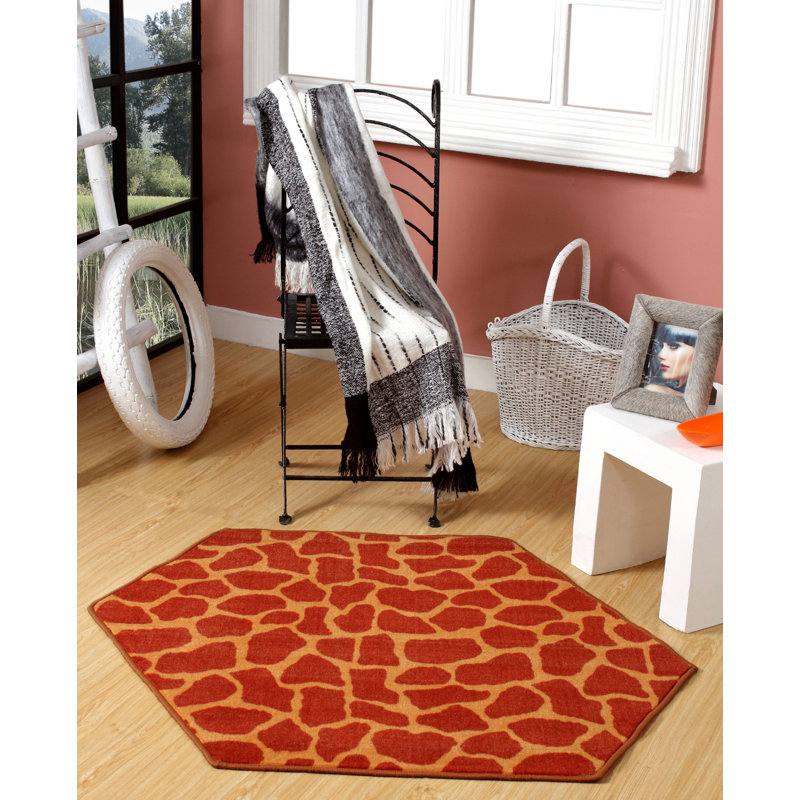 Tapis imprimé animal - Girafe sur échasses, Tapis de couloir 5 pi x 11 pi