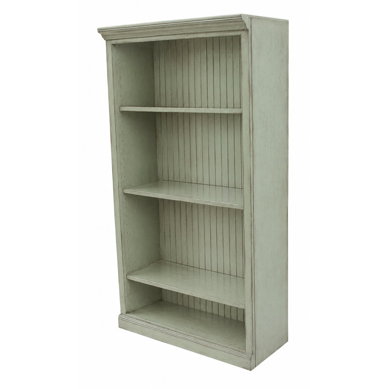 Sherita Bookcase, European Light Blue, (3 Shelves) 60” H x 32” W x 14.25” D