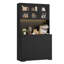 Bibliothèque de rangement avec 3 tiroirs
