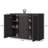 Cesiro 46.65'' W Sideboard With 3 Fluted Doors And Adjustable Shelves-416600313