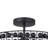 Norfork Black Flush Mount