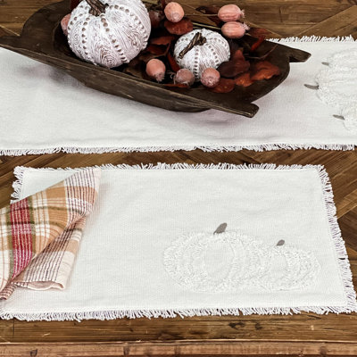 Ensemble de 4 napperons White Harvest