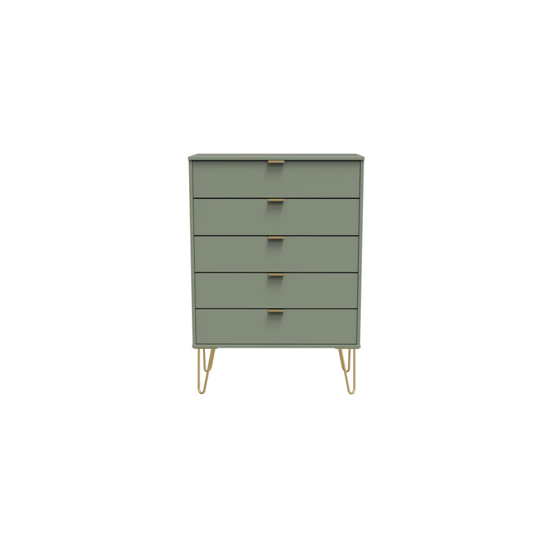 Fully Assembled Aletriz 5 - Drawer Chest of Drawers