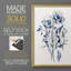 «Indigo Wild Roses I», reproduction encadrée de qualité supérieure - prête à être accrochée - aucun clou requis - aucun clou requis-1674414233-1674414234