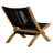 Vienna Outdoor Patio Teak And Rope Folding Accent Lounge Chair In Natural-105239670