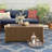 Leandra Rectangular Metal Outdoor Coffee Table , 40'' in. W 21'' in. D-539966237