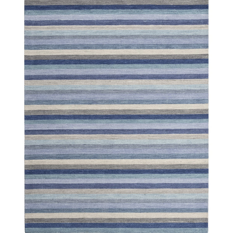 Jazzy Handmade Wool Blue/Indigo Rug