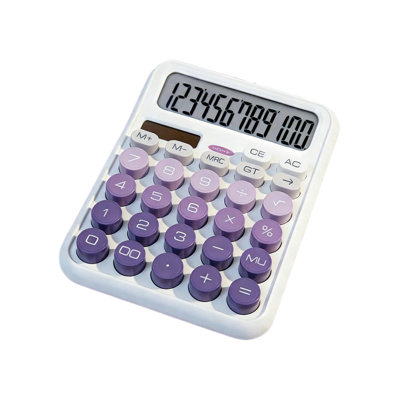 Plastics Calculator Dualss Power Solar And Battery Desktop Calculator 12 Digits Large LCD Display Standard Function Calculator For Office School Home Business Daily Use