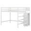 Lit mezzanine avec garde-robe et escalier de rangement intégrés-1045087882