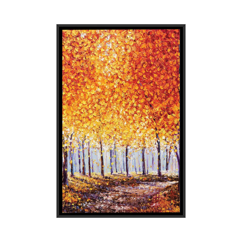 "first light" , reproduction d’art sur toile tendue, H 26 po x l 18 po x P 1,5 po, Toile avec cadre noir, Pas de tapis