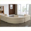 Canapé modulaire modulaire | Canapé 3 pièces incurvé moderne pour le salon | Kaki | Rembourré-1026158165
