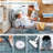 2x6 Washable Runner Rug, Vintage Ombre Non-Slip Kitchen Carpet, Low Pile, Soft Medallion Boho Design for Hallway, Entryway, Grey-128645247