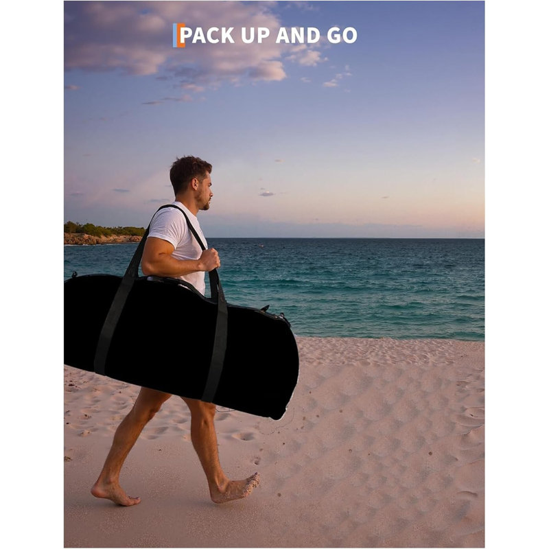 Quai flottant gonflable avec sac de transport portable, plateforme antidérapante épaisse pour le lac, la piscine, la plage et l'océan