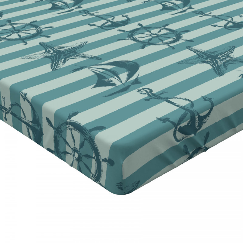 Microfiber Striped Fitted Sheet, Full Fitted Sheet