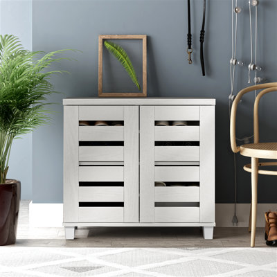 Millan 12 Pair Shoe Storage Cabinet