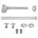 Bottle Trap Pedestal Sink Supply Kit with Bottle Trap and Cross Angle Stops
