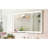 Metal Flat Wall Mirror with Shelves-244957131-244957128