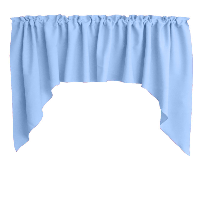 Cantonnière 72 po, Bleu clair