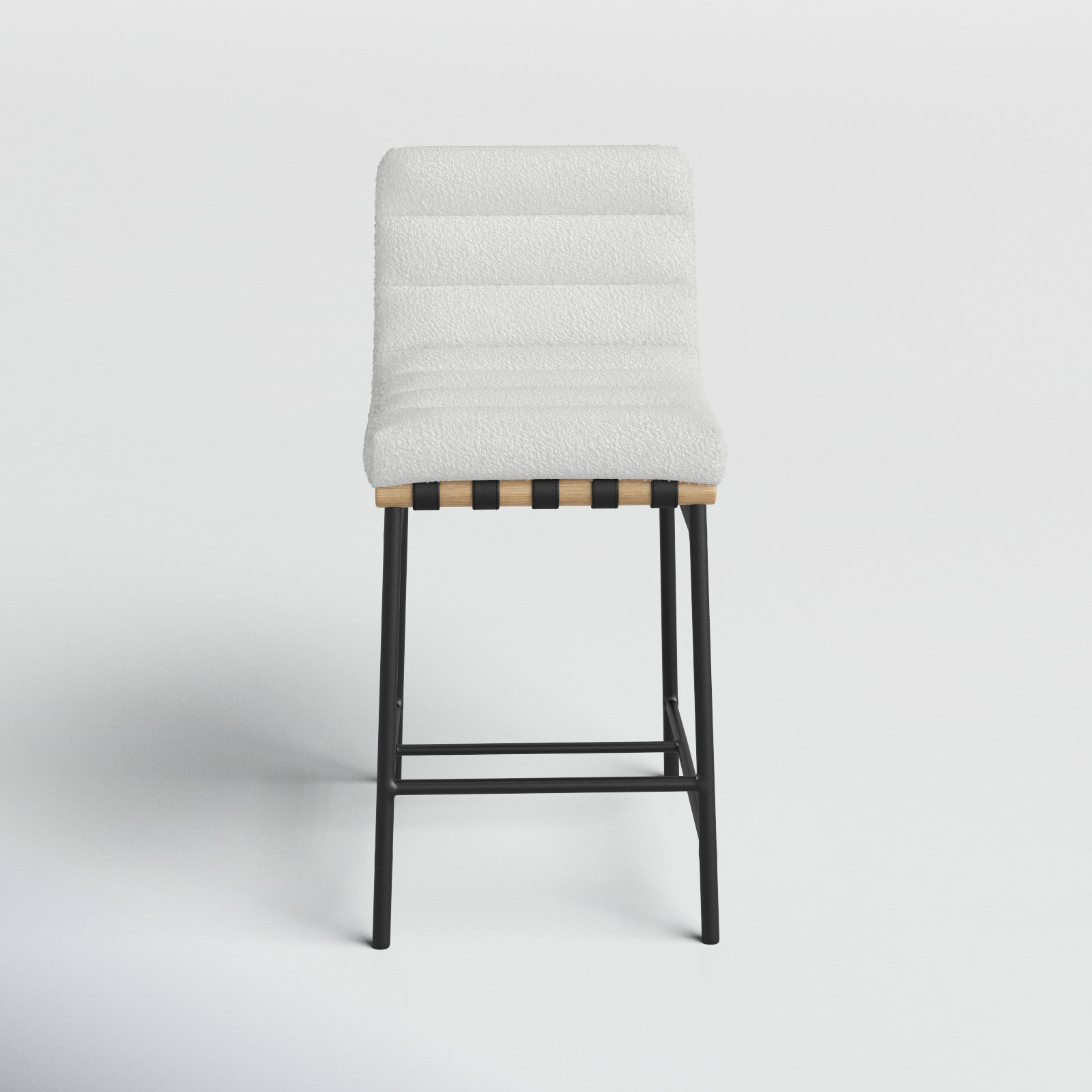 Black and white online counter stool