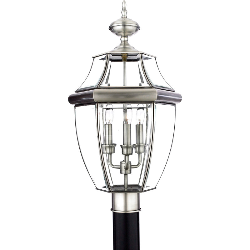 Jayde Beveled Lantern Head, Pewter