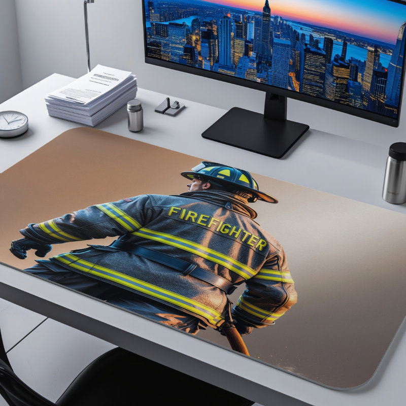 Polyester Desk Pad, 31.5x15.5